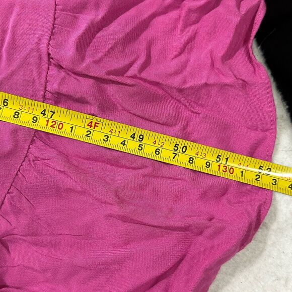 Ivy Street Women's Plus Size 1X Pink Colorful Tiered Maxi Sundress Sleeveless - Picture 10 of 16